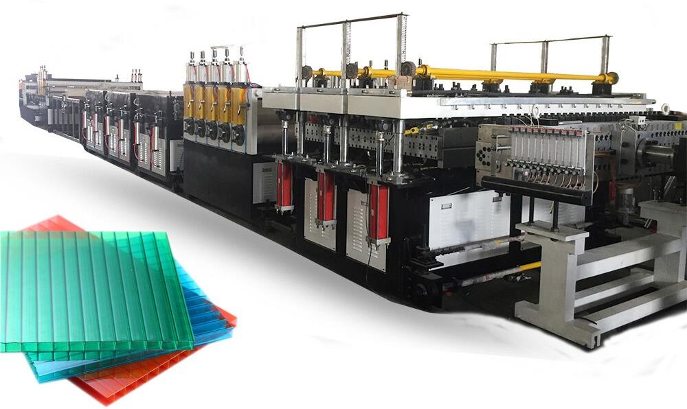 Plastic PP PE PC Corrugated Hollow Sheet Machine line for packing box floor protection Advertising board supplier