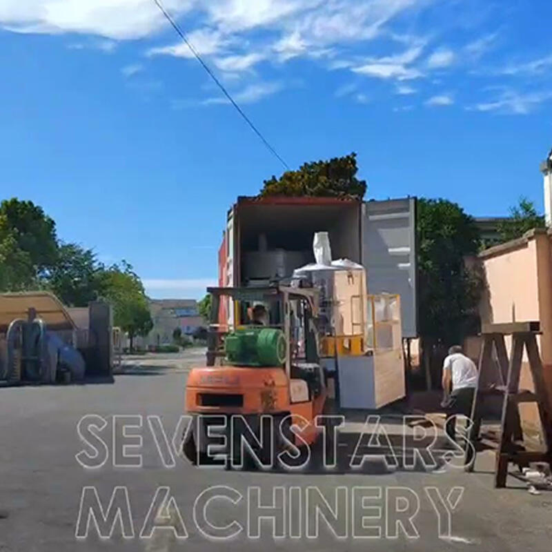 Plastic machinery delivery
