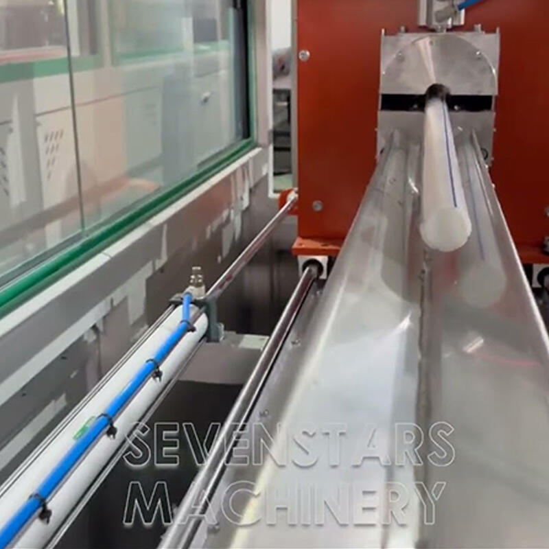 PVC marble sheet machines testing for Iran customer 1