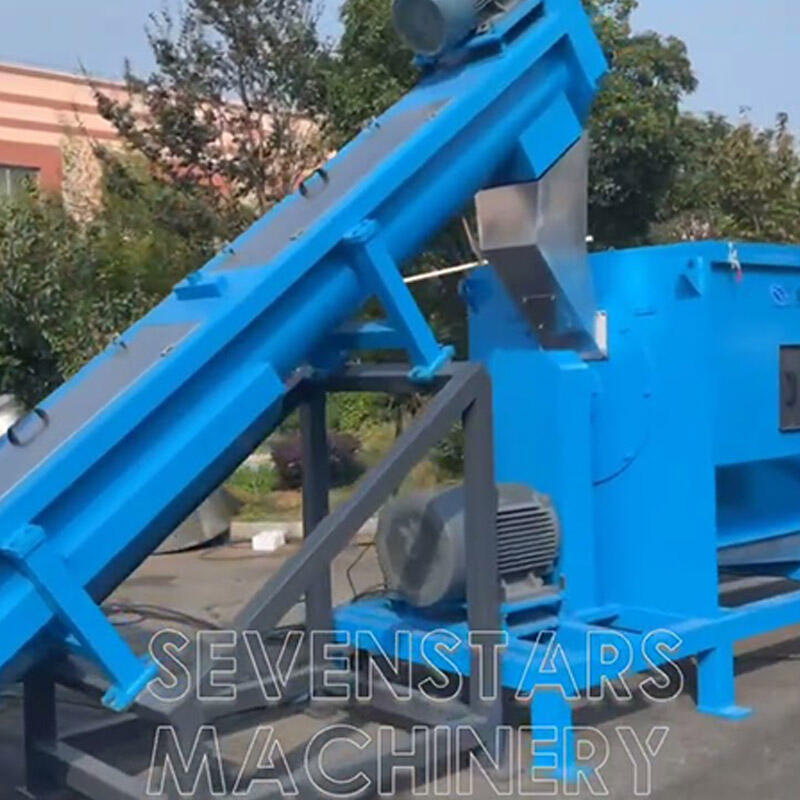 Plastic recycling line