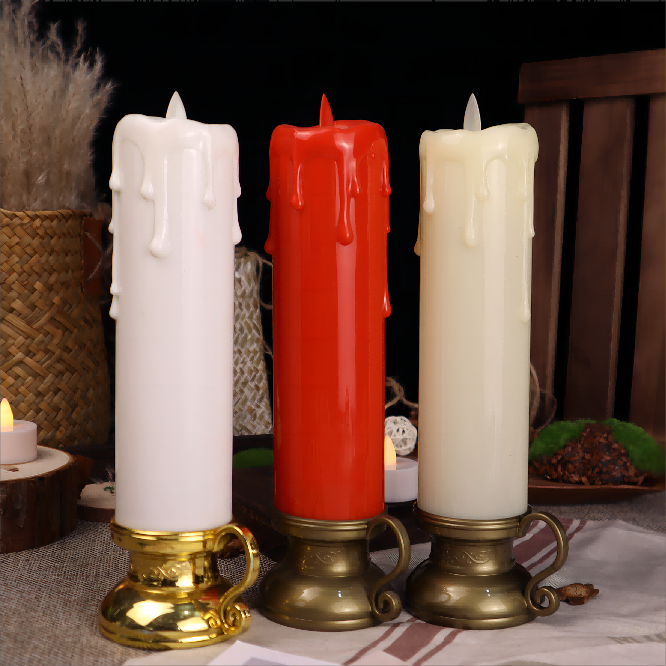 Por qué las velas LED de plástico son adecuadas para uso en exteriores