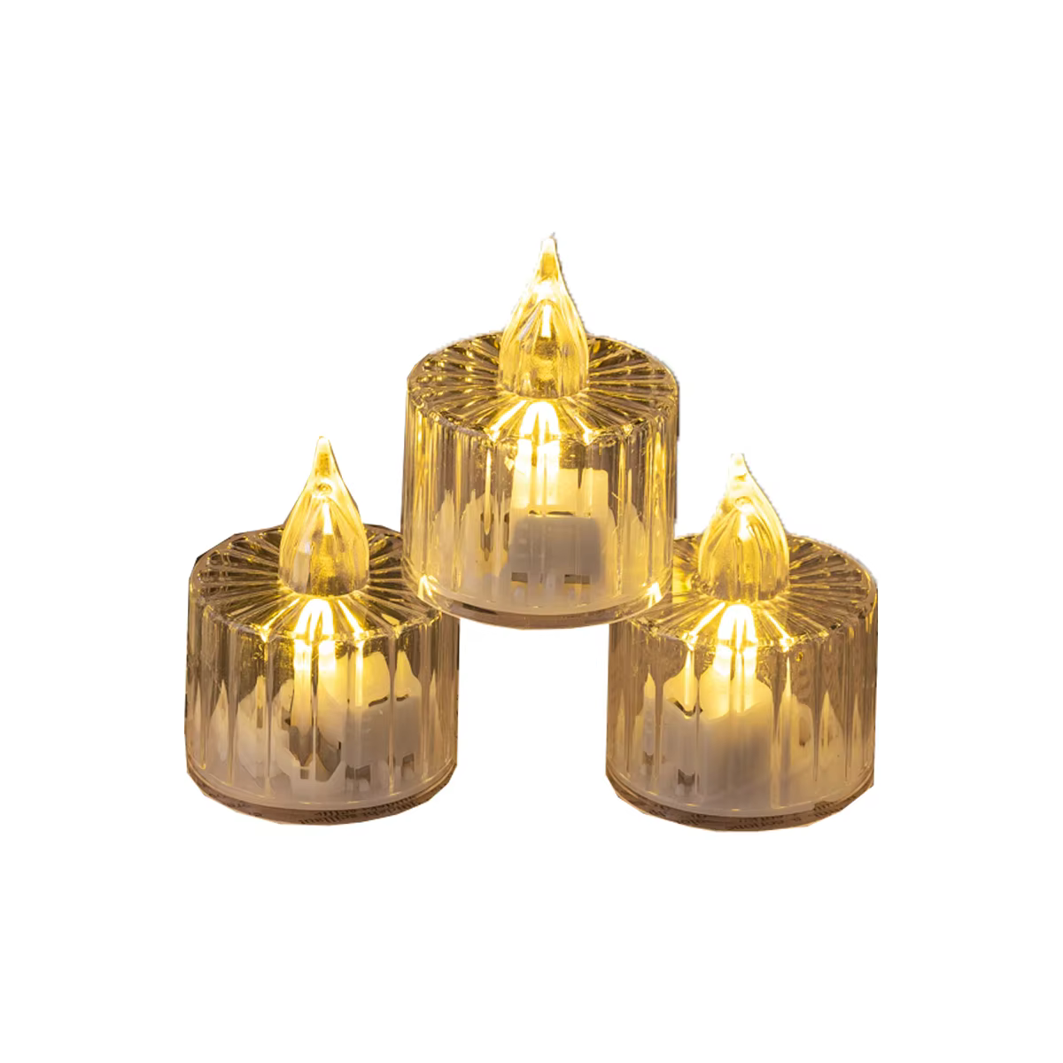 plastic LED tea lights