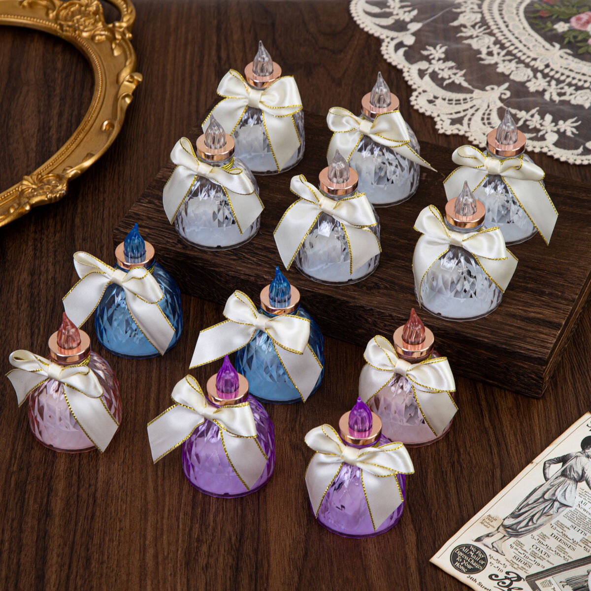 As Luzinhas LED de Chá em Plástico Podem Ser Usadas em Áreas Sensíveis ao Fogo