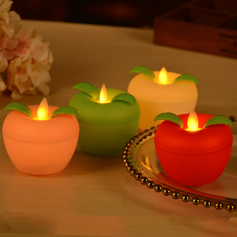 swing Apple shape Led Candles Lights