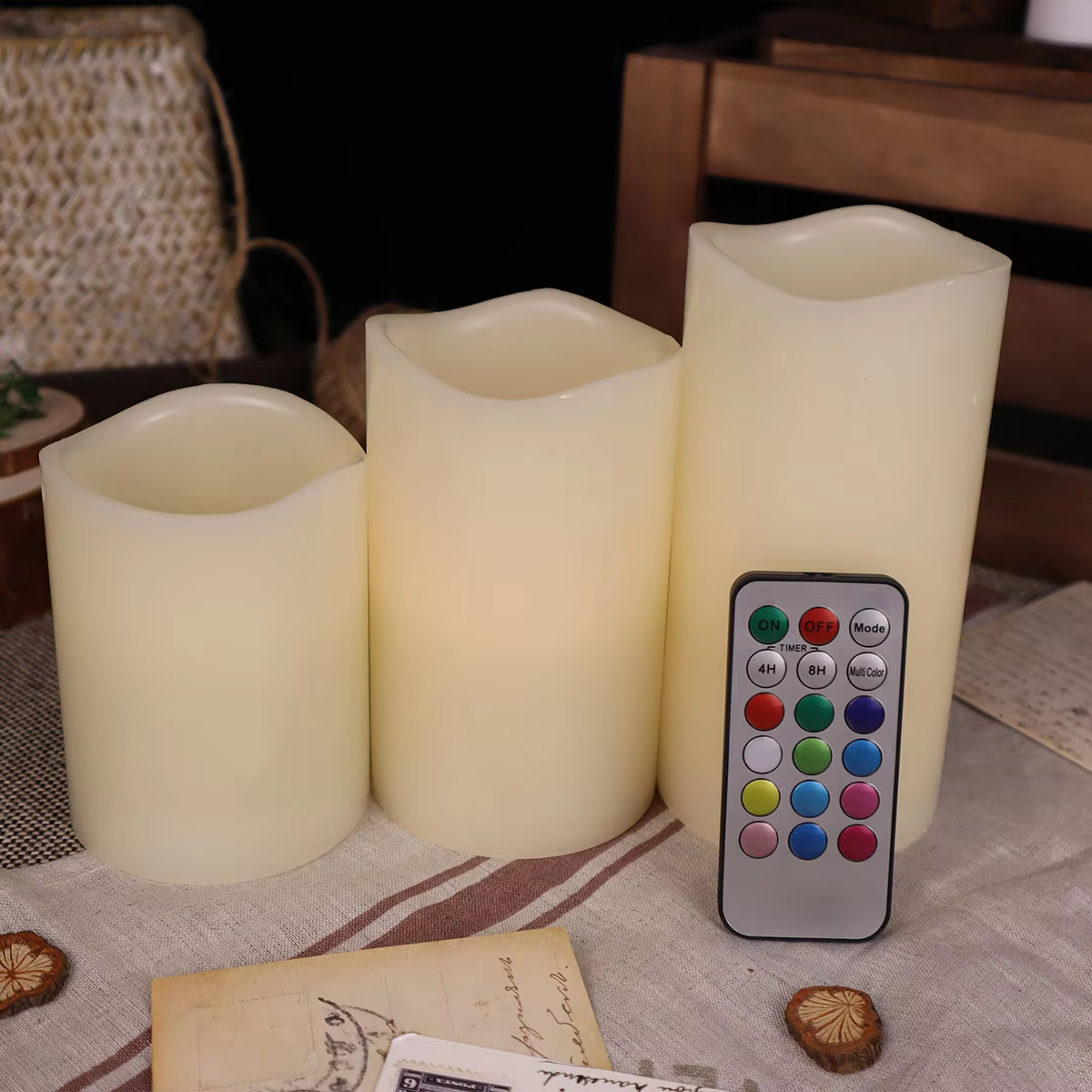 plastic LED candles