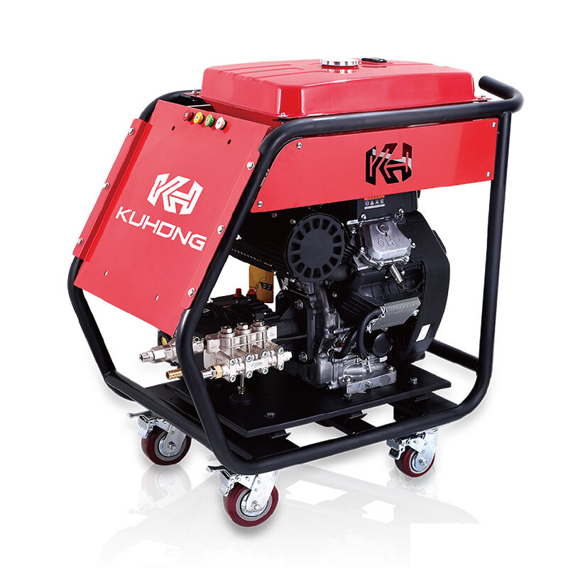 QC Cold Water Sewer Jetter: 150BAR 180BAR 220BAR High Pressure Gasoline Engine Sewer Jetter Cleaner Machine