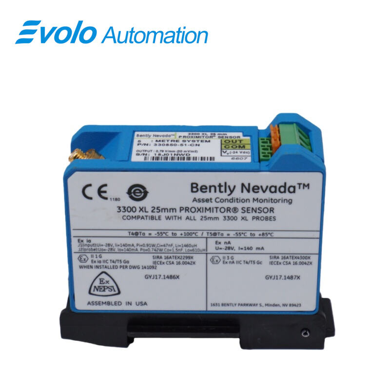 330850-51-CN	3300 XL 25 mm Proximitor Sensor 