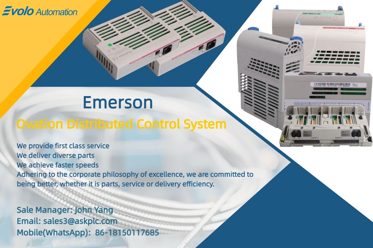 Emerson Ovation Distributed Control System: Empowering Smarter Operations in Power and Water Sectors