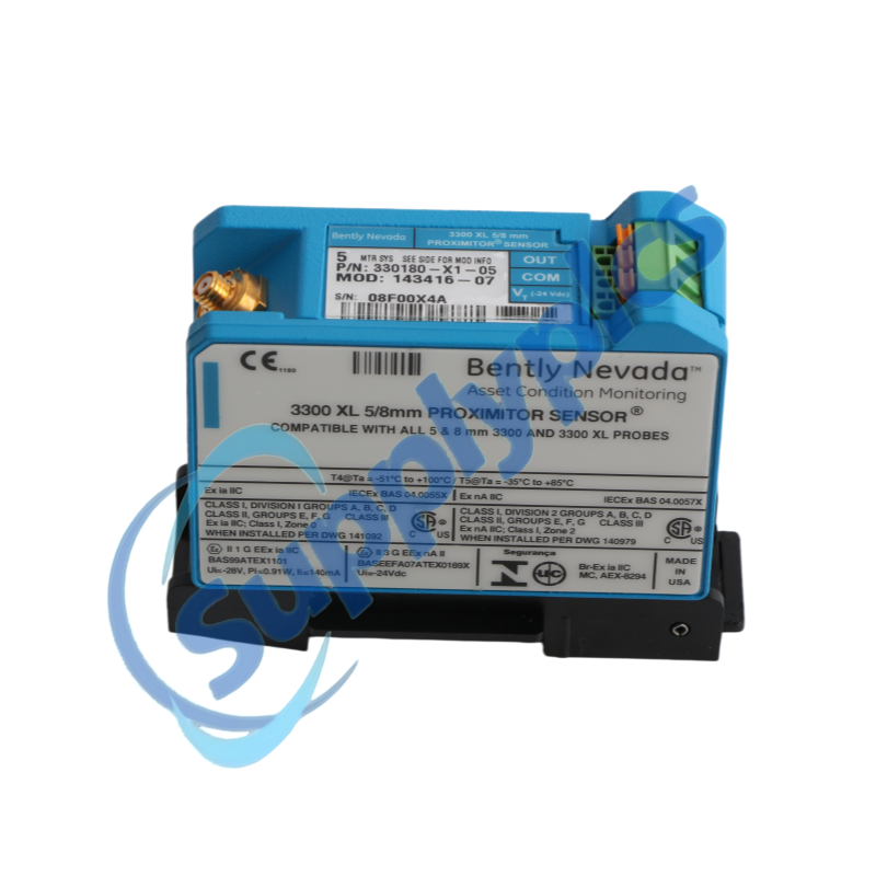 Bently Nevada 330180-X1-05 MOD:143416-07  3300 XL Proximitor Sensor