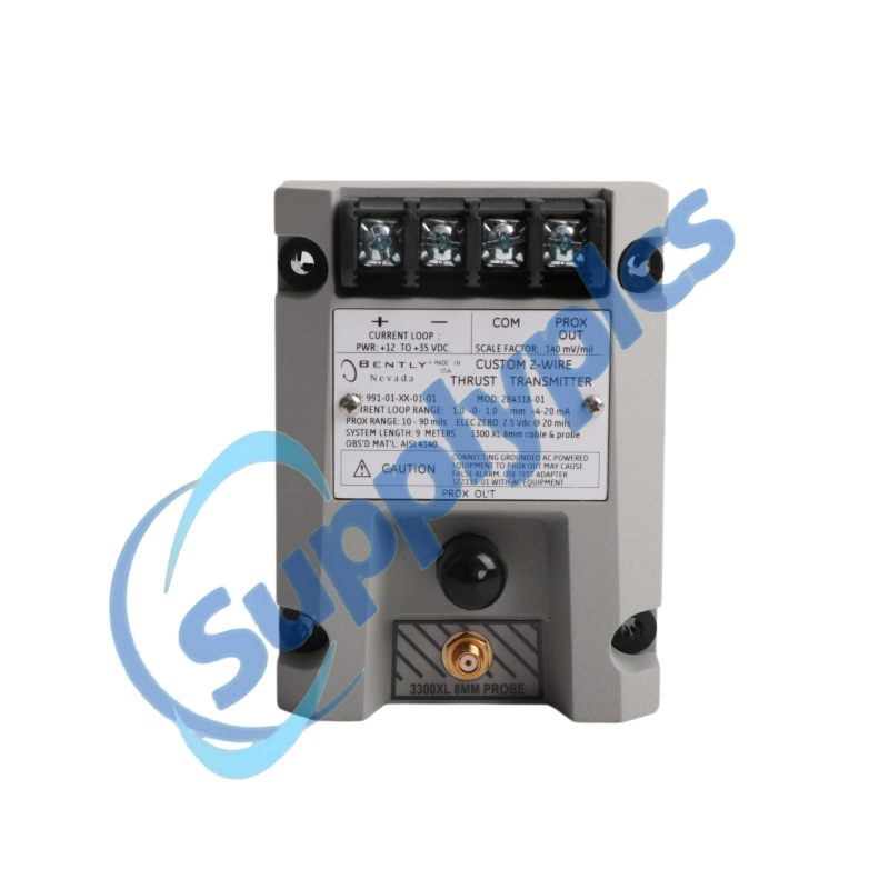 Bently Nevada 991-01-XX-01-01 MOD:284318-01 thrust transmitter
