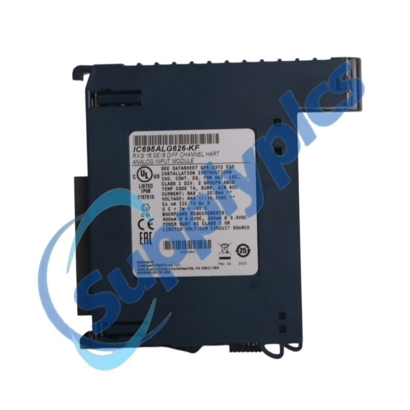GE IC695ALG626 ANALOG INPUT HART MODULE