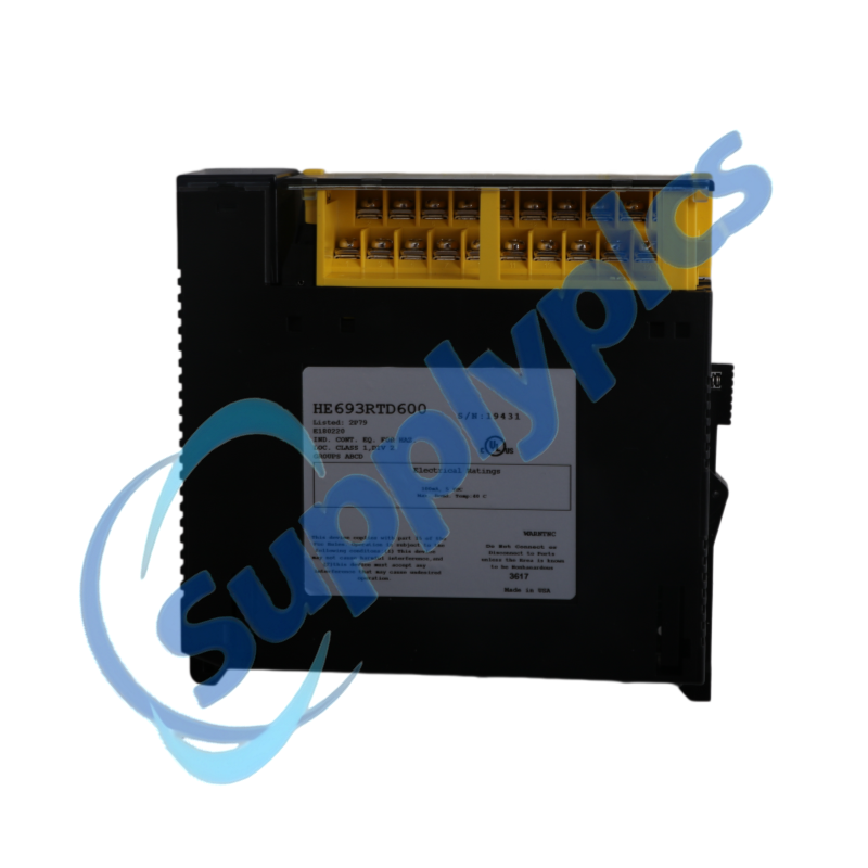GE HE693RTD600 INPUT MODULE