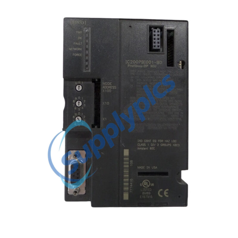 GE VersaMax PLC Profibus-DP Network Interface Module IC200PBI001 In stock
