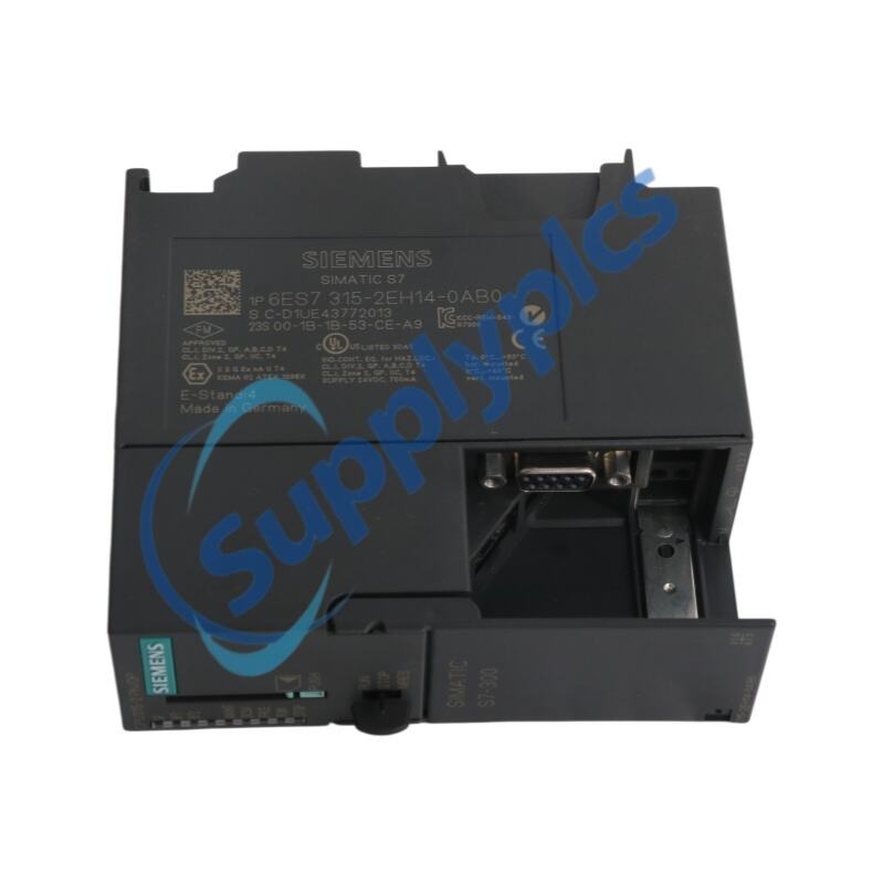 Siemens 6ES7315-2EH14-0AB0 SIMATIC S7-300 CPU 315-2 PN/DP, Central processing unit with 384 KB work memory Original new