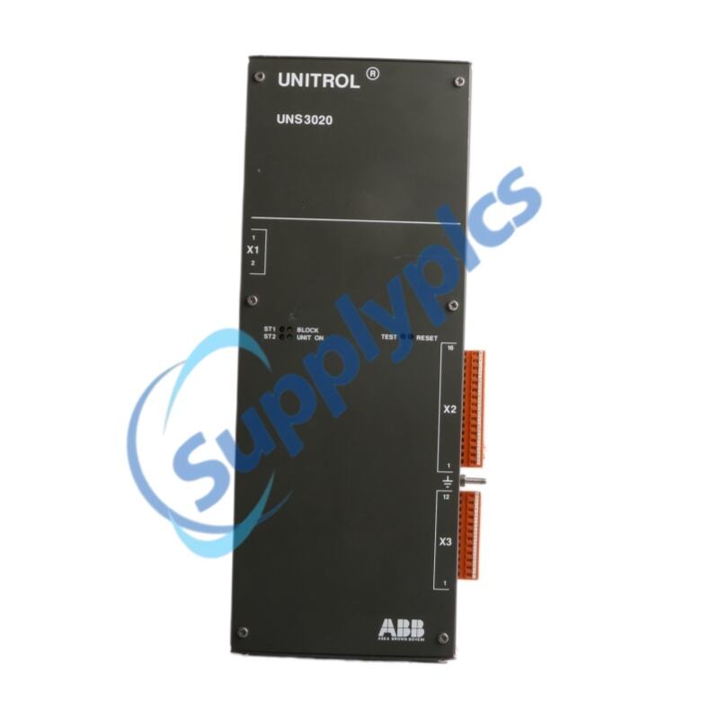 ABB HIEE205010R0001 UNS3020A-Z V1 एक्साइटेशन स्पेयर पार्ट्स मॉड्यूल शिप के लिए तैयार