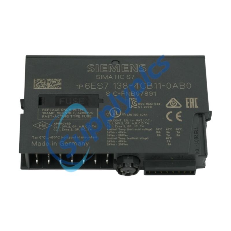 Siemens 6ES7138-4CB11-0AB0  POWER MODULE PM-E FOR ET200S In stock