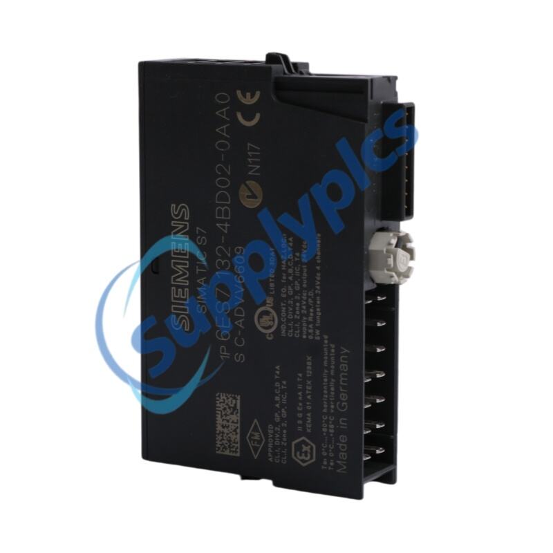 Siemens 6ES7132-4BD02-0AA0 ET 200S distributed I/O Digital electronic module 4DO DC24V/0.5A ST Original new