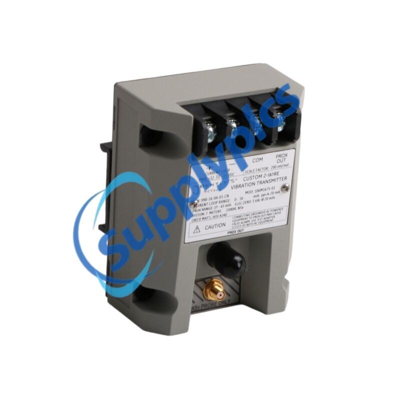 جهاز إرسال الاهتزاز من بنتلي نيفادا، الموديل 990-16-XX-01-CN، الرقم التسلسلي 106M1675-01، متوفر في المخزون