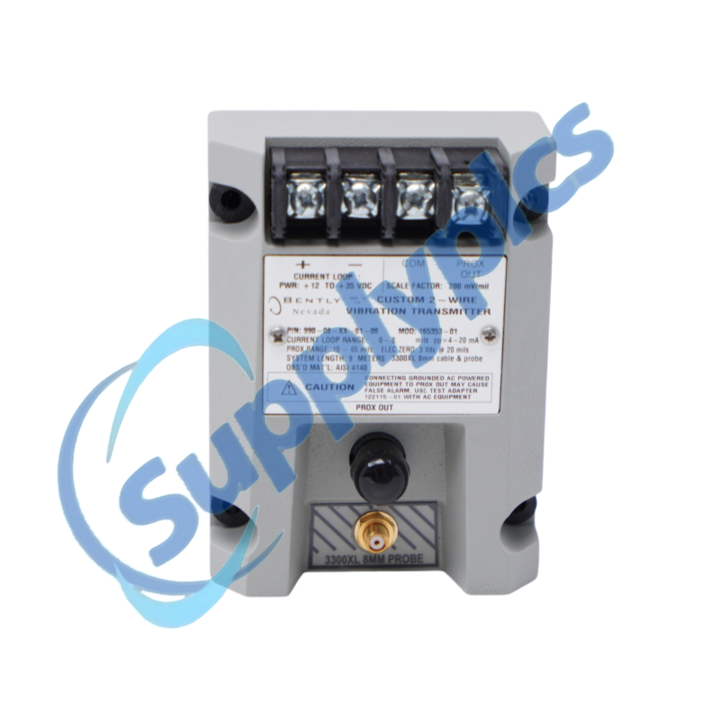 Bently Nevada 990-08-XX-01-00 MOD:165353-01 Vibration Transmitter
