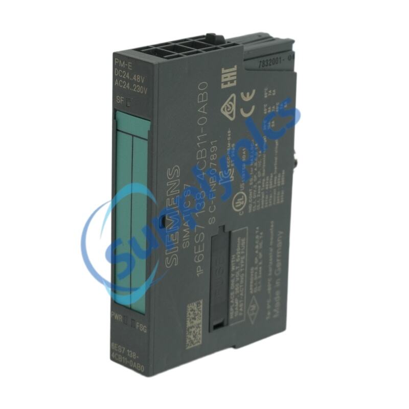 Siemens 6ES7138-4CB11-0AB0  POWER MODULE PM-E FOR ET200S In stock