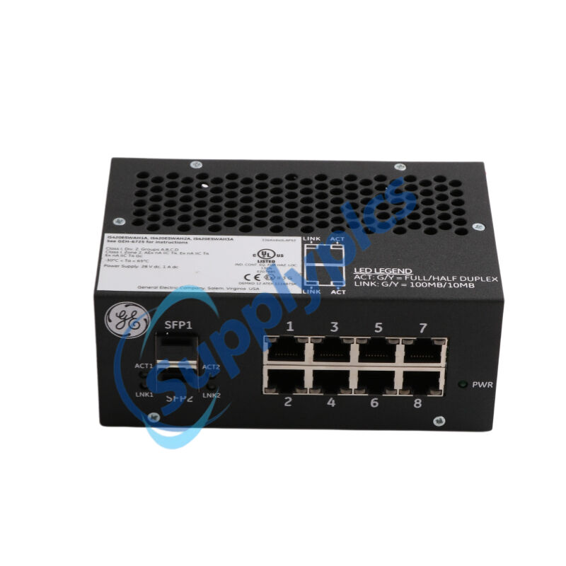 GE Mark VIe IONet Ethernet Switch IS420ESWAH3A In stock