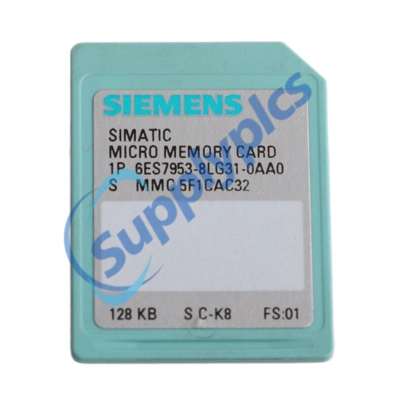 کارت حافظه میکرو سیمنز مدل 6ES7953-8LG31-0AA0 برای سیستم‌های S7-300/C7/ET 200، موجود در انبار