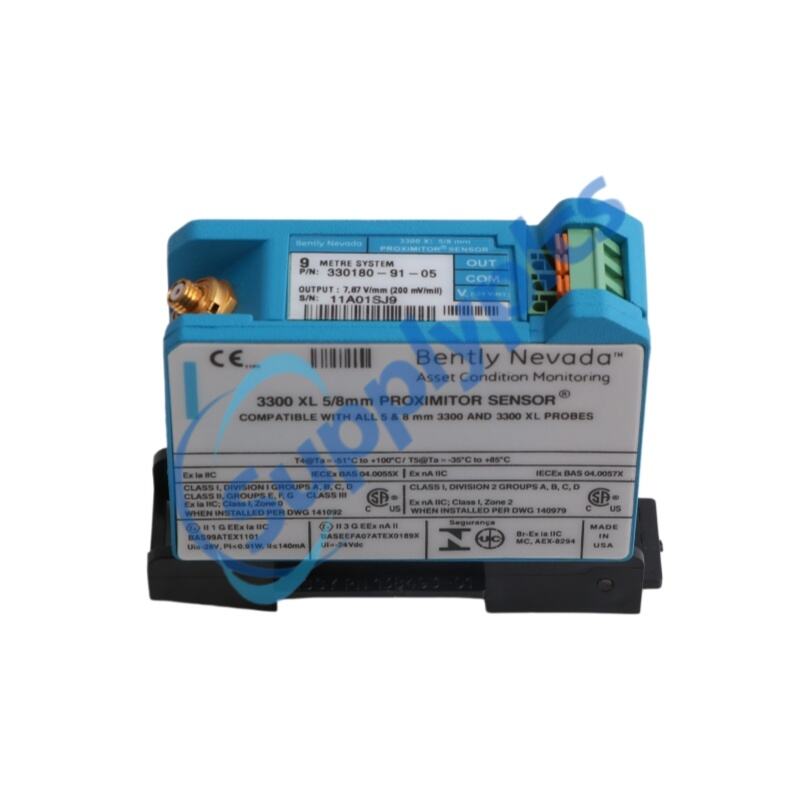 Bently Nevada 330180-91-05 3300 XL Proximitor Sensor Ugu dambeeyo cusub