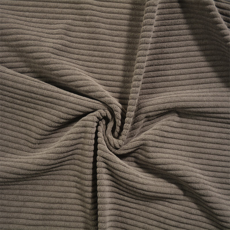 Heavyweight Wide-Wale Polyester Corduroy – Durable Material for Pants and Outerwea