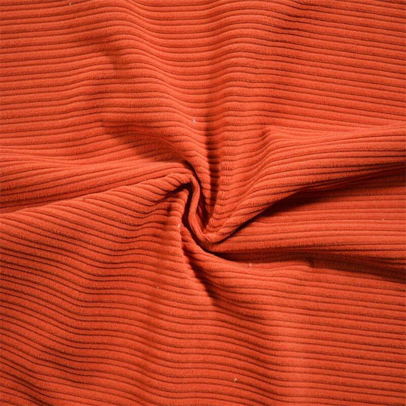 Soft Polyester Corduroy Fabric for Fashion – Lightweight Ribbed Cloth for Apparel