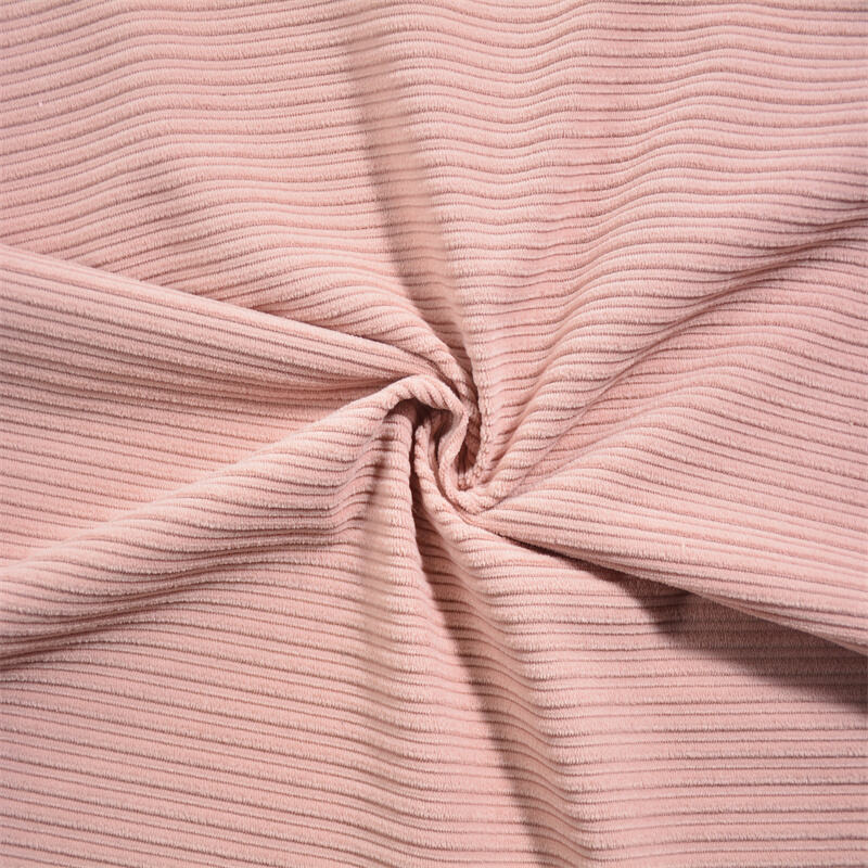 Breathable Polyester Corduroy for Stylish Jackets and Coats – Easy-Care Ribbed Fabric