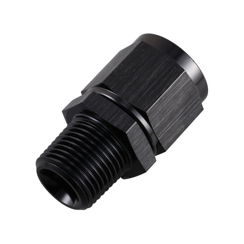 CDQBWKJGFJ 1 Piece 1/4" NPT Pipe Female X M12X1.25 Male Metric Adapter Fitting Oil Fuel Air Stainless Steel 304