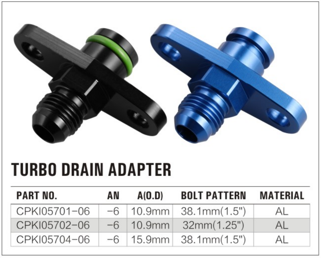 AN6 Turbo Drain Adapters factory