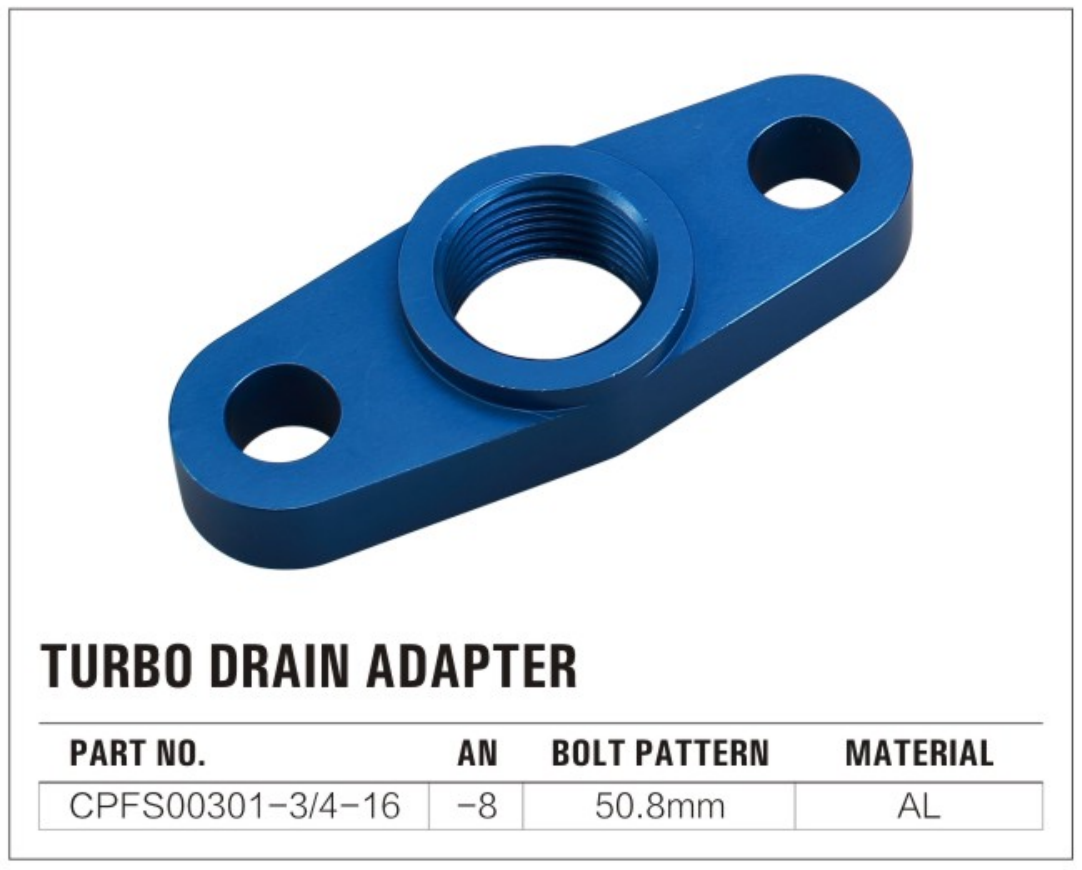 AN8 AN10 Turbo Drain Adapter supplier