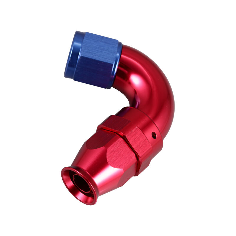 120° PTFE Full Flow Hose Ends