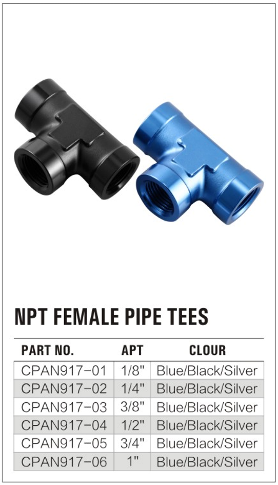 Female NPT Tee factory