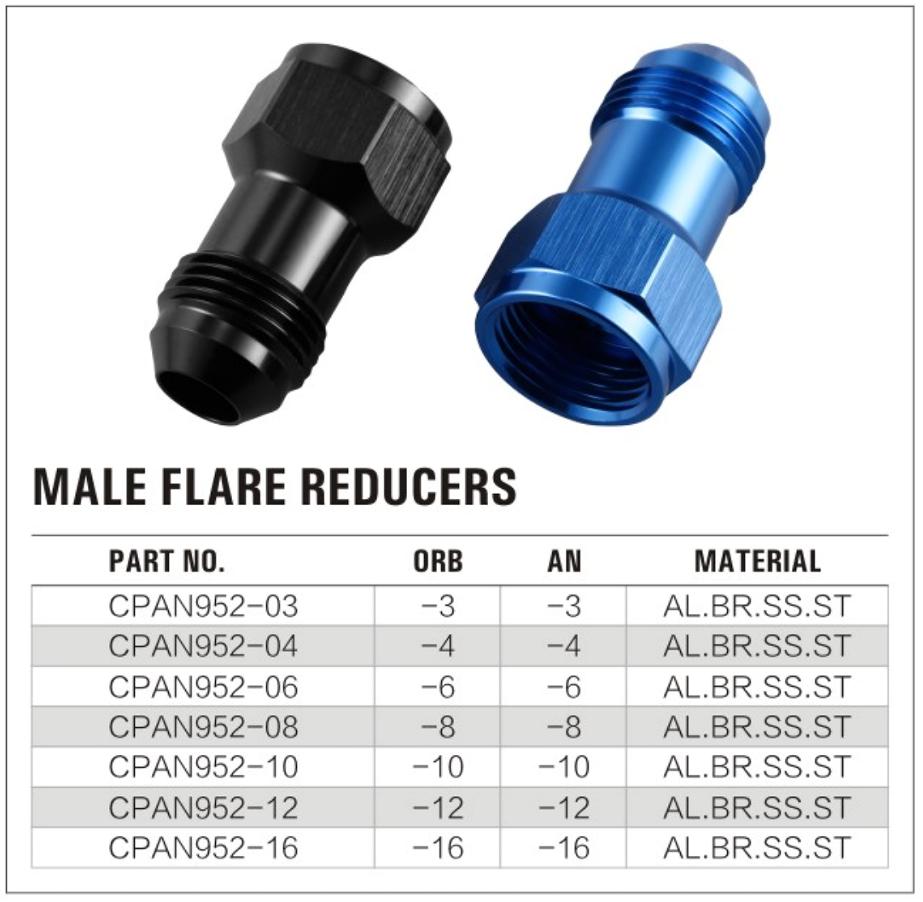 952 Female to Male AN Expander supplier