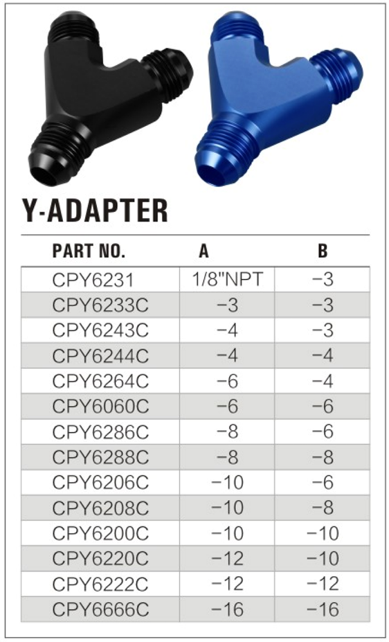 Male Y Adapter factory