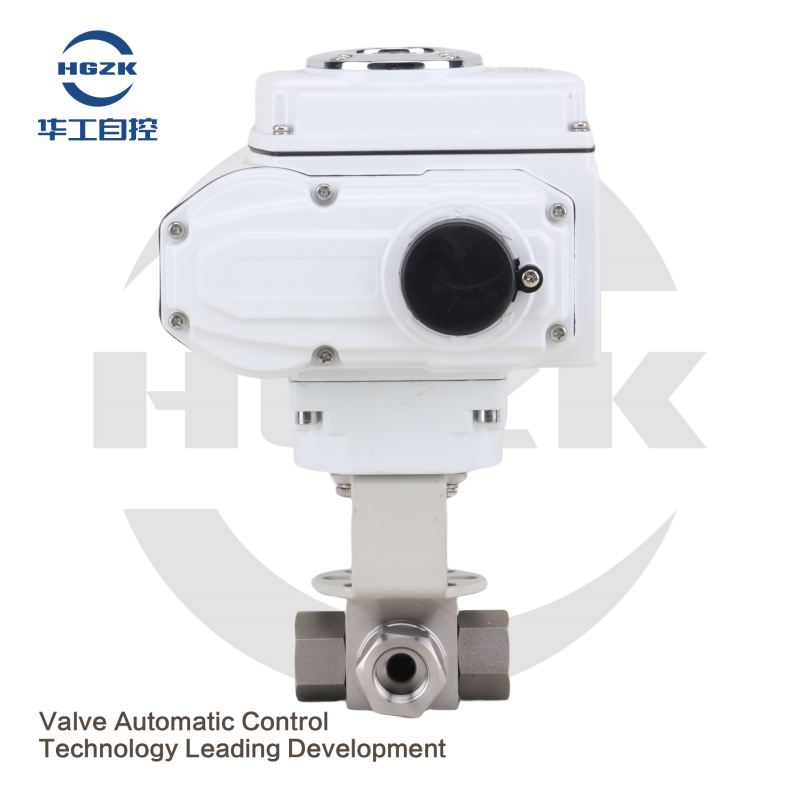 Q914/5F-160/320P Electric High Pressure Three-Way Ball Valve