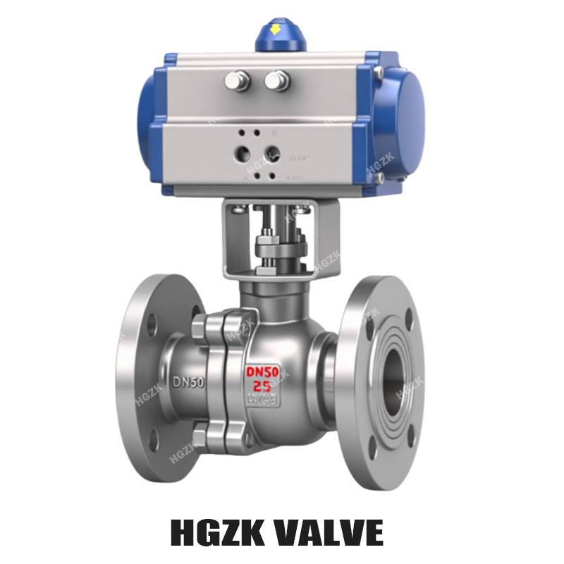 PQV-2CPF Pneumatic Cast Steel Ball Valve