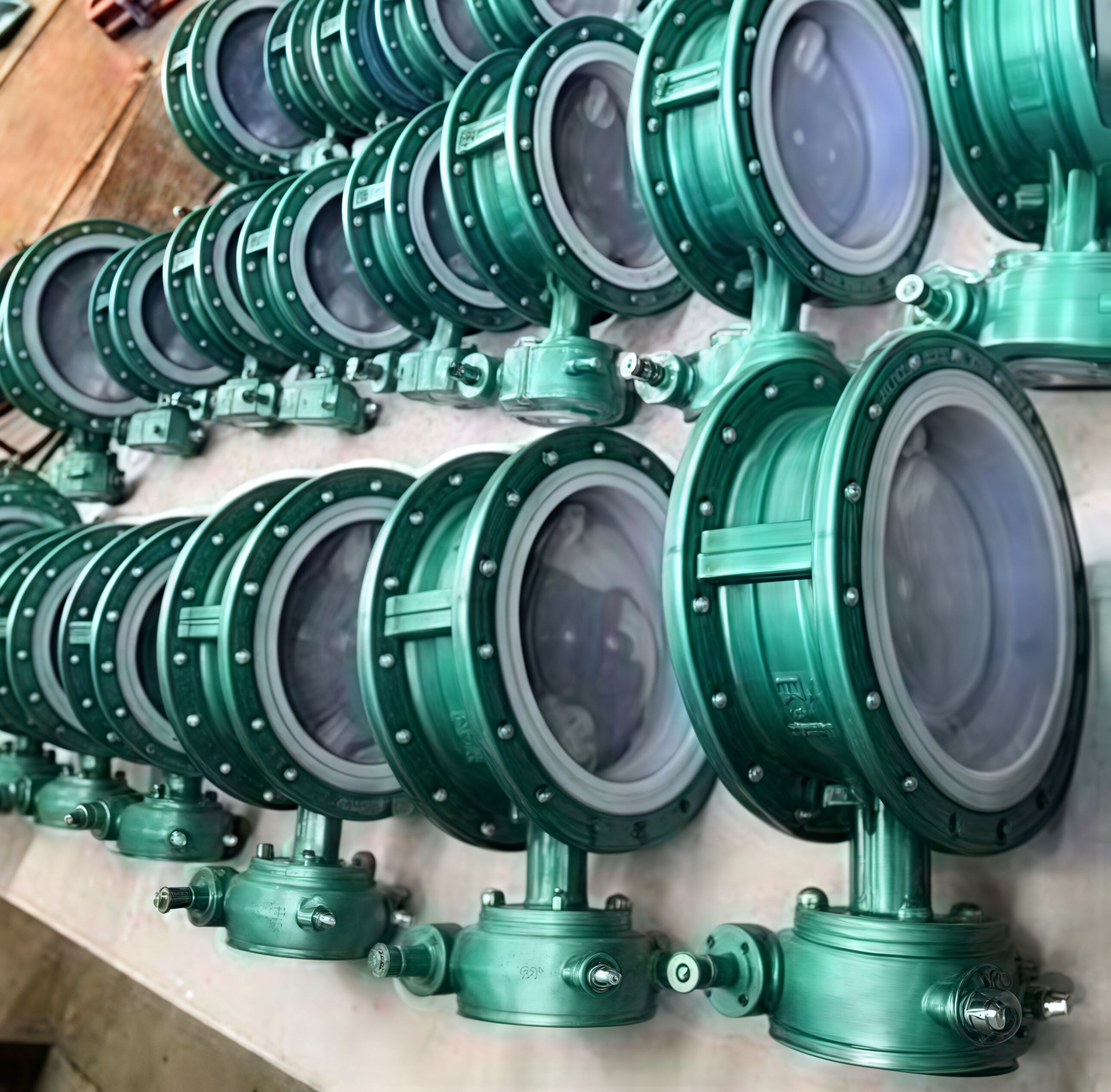 turbine flange village fluorine butterfly valve d341f46 16c-0