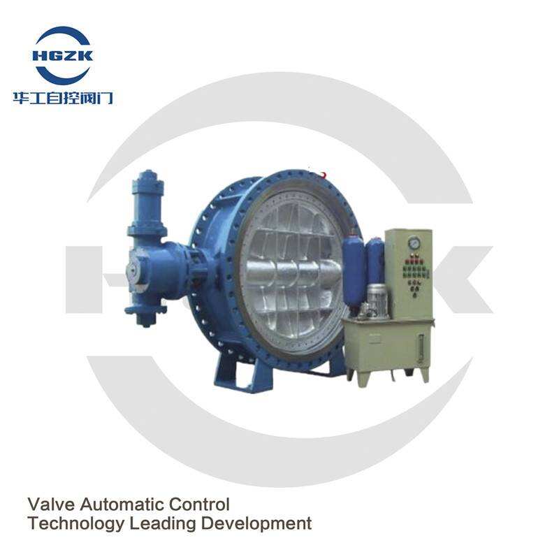 Energy storage tank type hydraulically controlled butterfly valve D743H-16 D741X-16