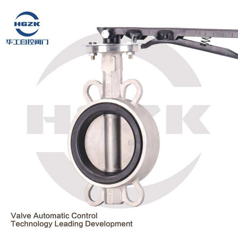 Manual stainless steel rubber butterfly valve D71X-10116P