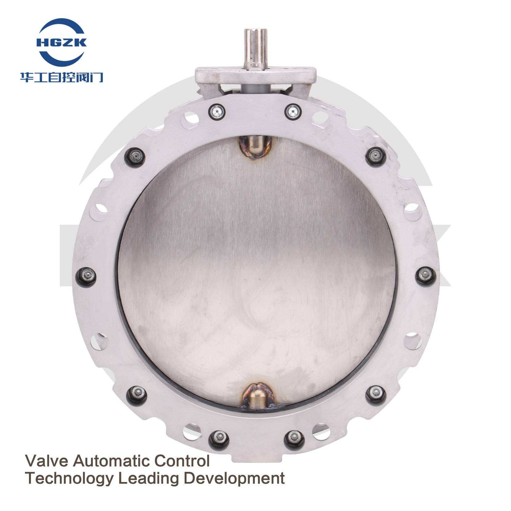 Headless Powder Butterfly Valve Stainless Steel Plate