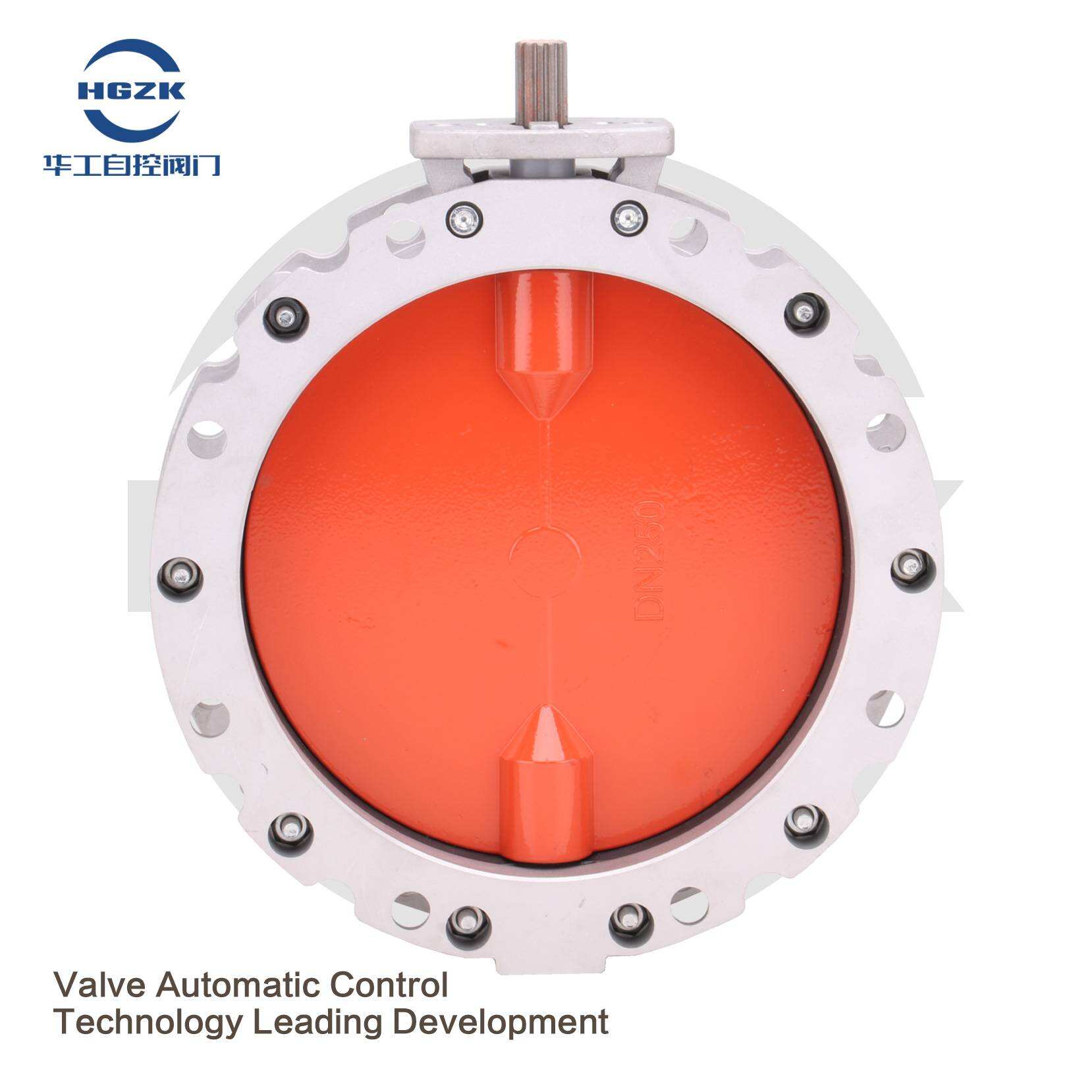 Headless power butterfly valve aluminum plate