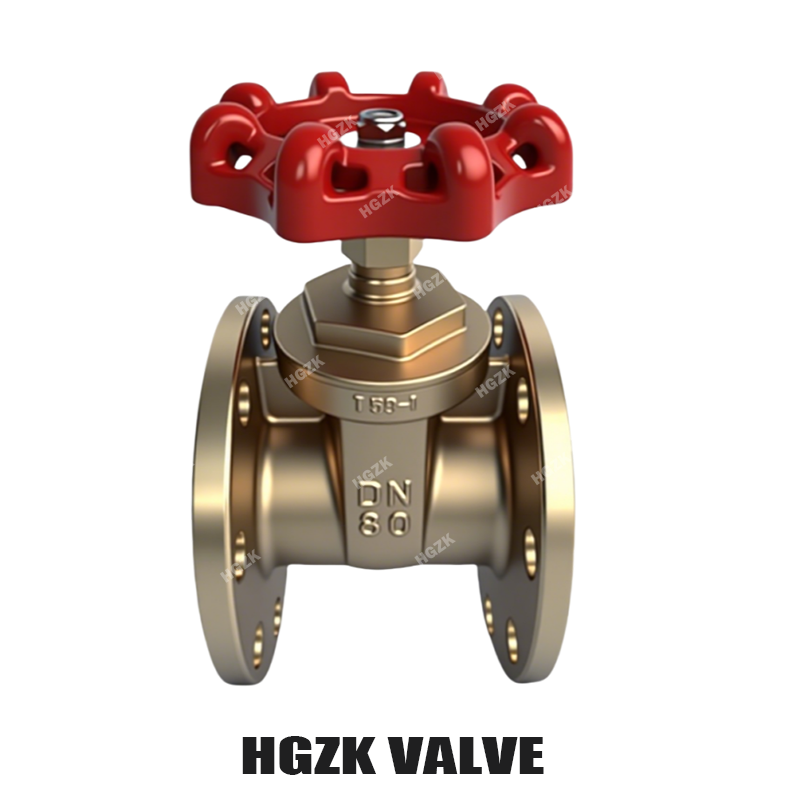 صمام بوابة نحاسية ذات طوق Z45W-16T