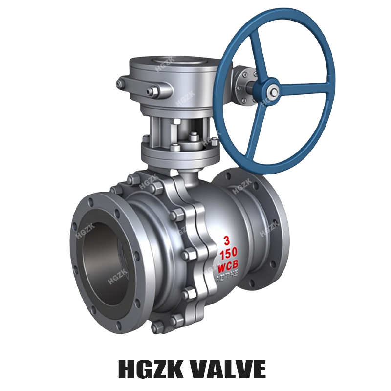 Q341F Turbine Cast Steel Flange Ball Valve