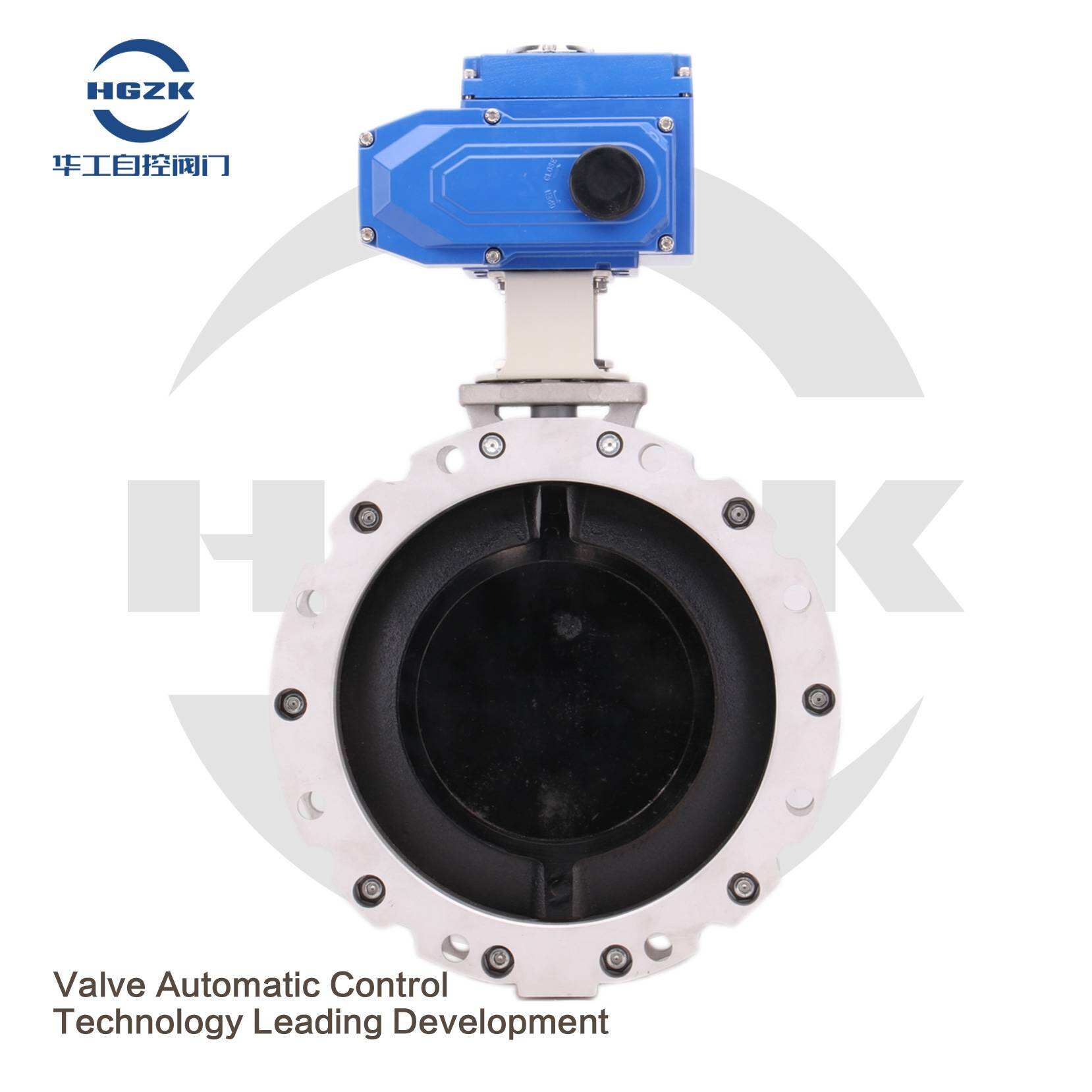 Electric powder butterfly valve Ductile plate