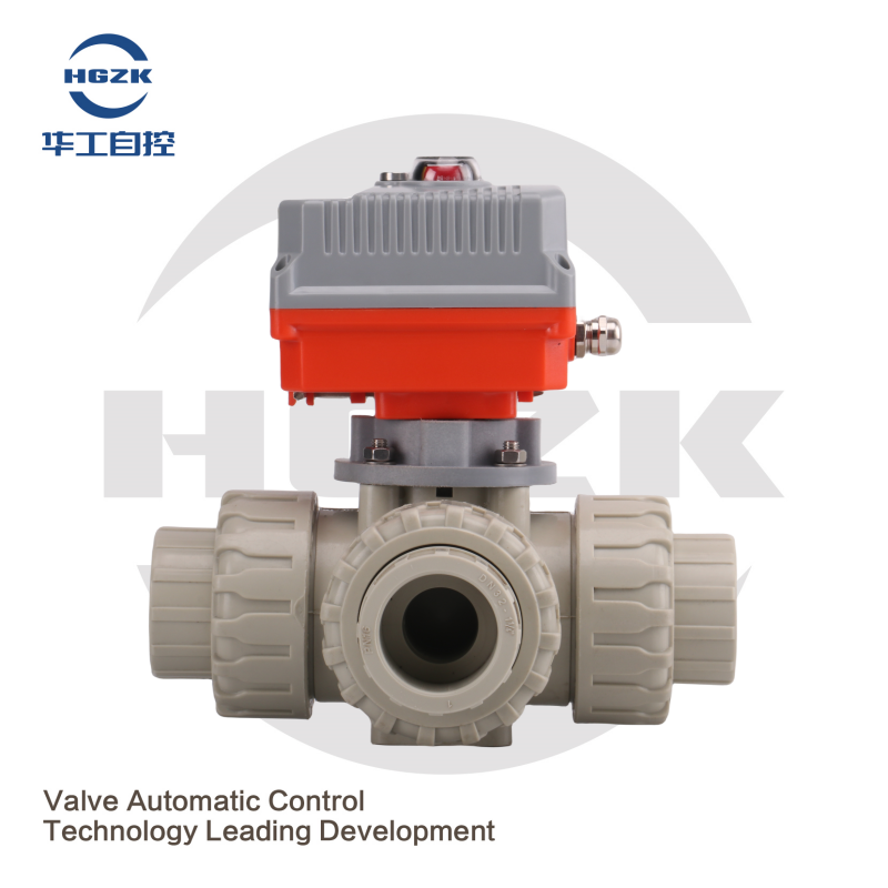 Q914 Micro Plastic Three-Way Ball Valve