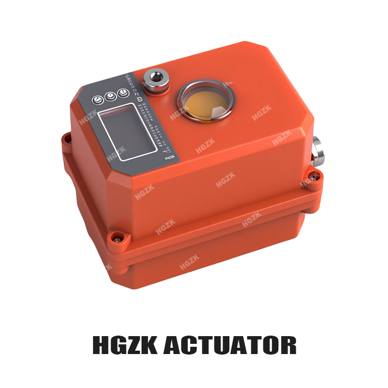 HGV Electric actuator with LCD screen