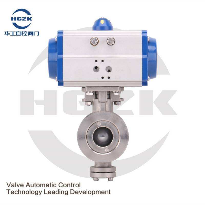 Pneumatic Wafer V-type Ball Valve